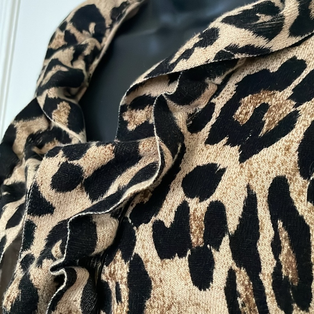 CHEETAH Ruffled BOLERO - Picture 4 of 9